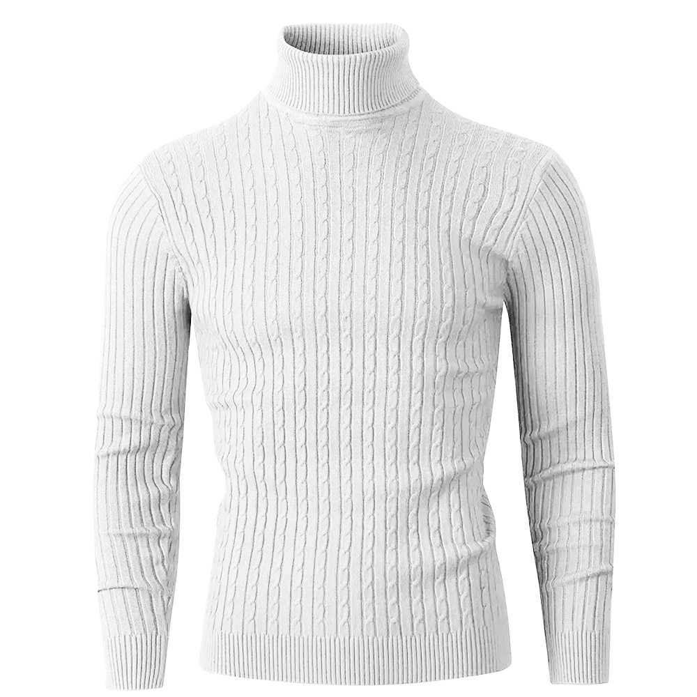 Winter Men's Turtleneck Knitte - Turtleneck Sweater Men avaliação e preço