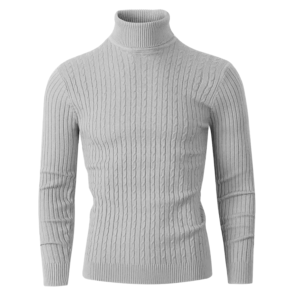 Winter Men's Turtleneck Knitte - Turtleneck Sweater Men avaliação e preço