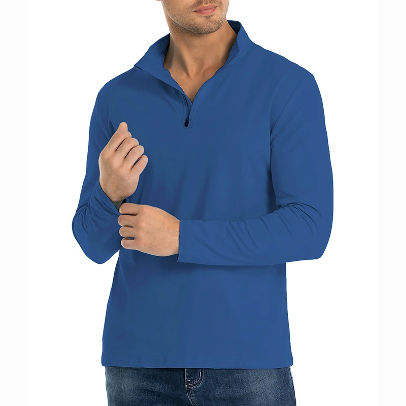 Men's 1/4 Zipper Long Sleeve S - Mens Fashion Quarter Zip avaliação e preço