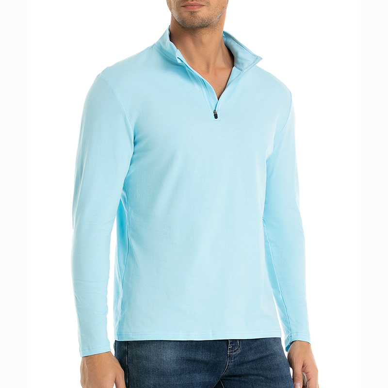 Men's 1/4 Zipper Long Sleeve S - Mens Fashion Quarter Zip avaliação e preço