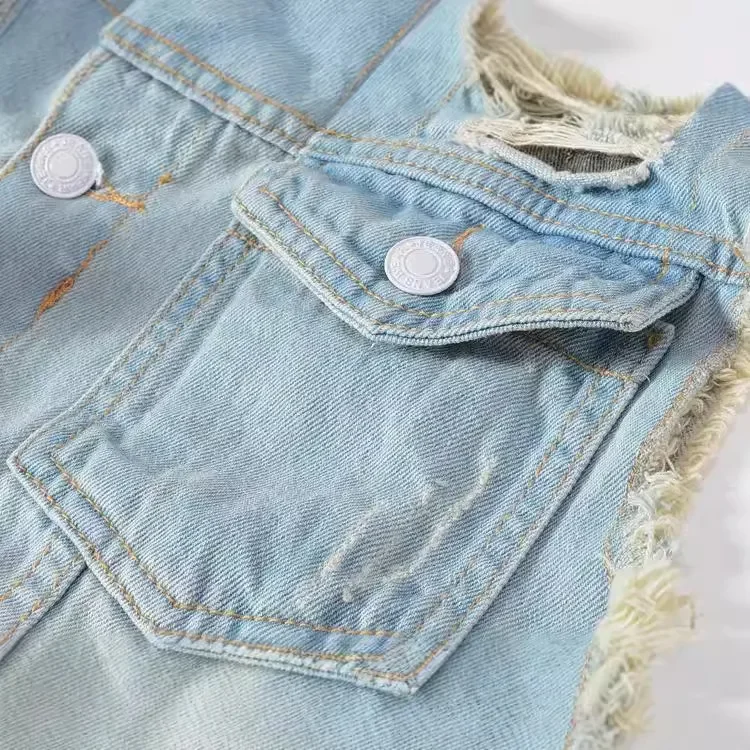 LIBIELIY Spring Autumn New Fas - Men'S Fashion Vest With Jeans avaliação e preço