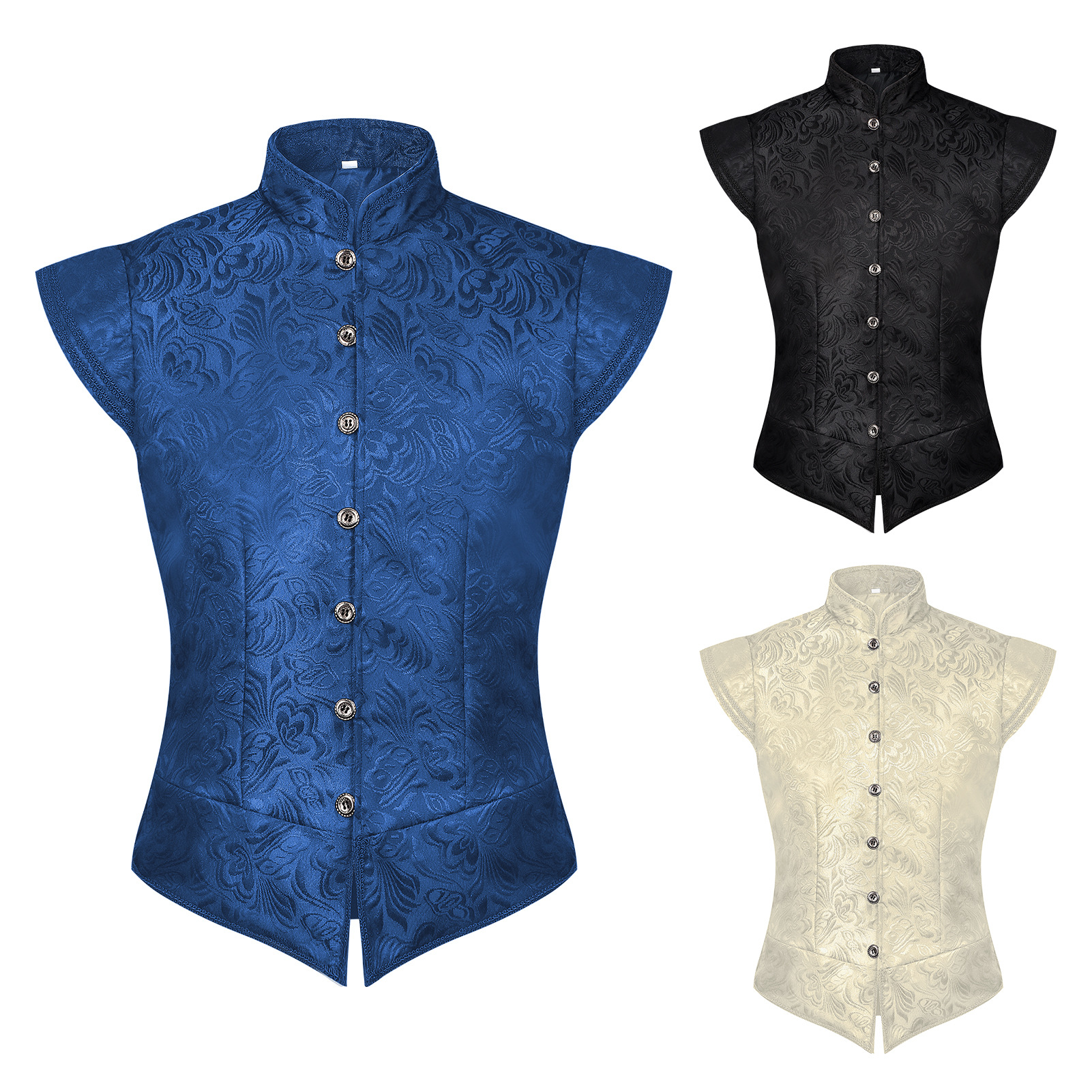 Men Vintage Victorian Suit Ves - Mens Fashion Vest avaliação e preço