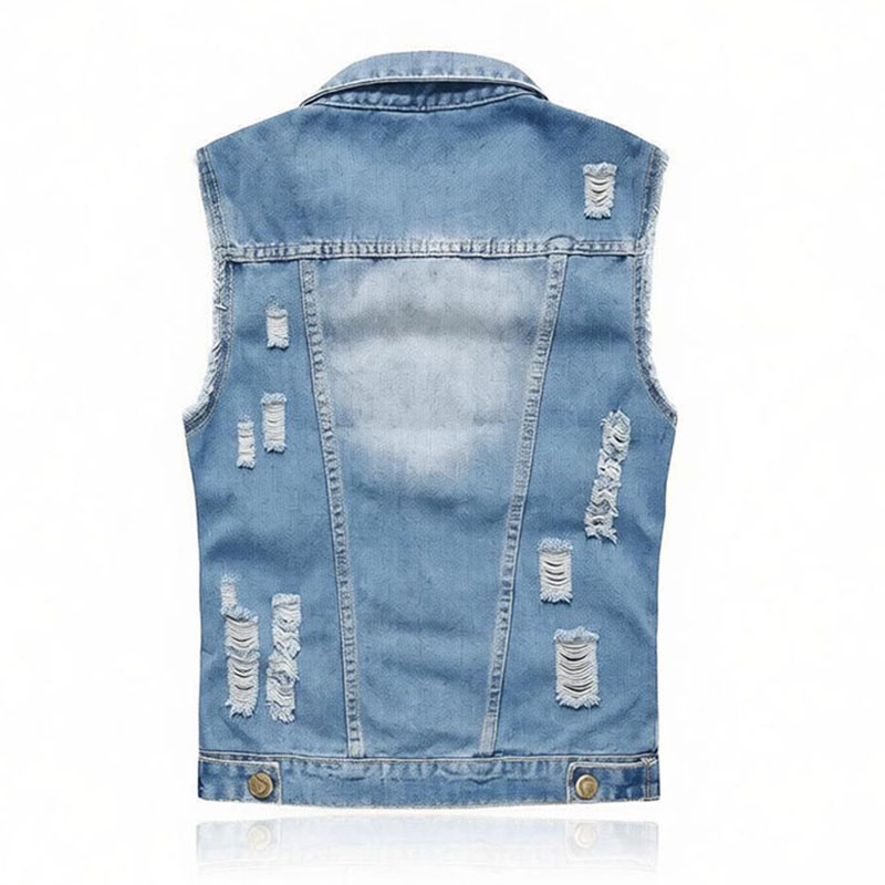 Men’s Plus Size Light Blue / B - Men'S Fashion Vest With Jeans avaliação e preço