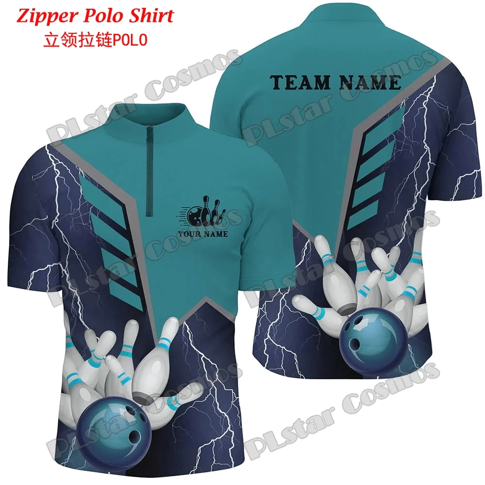 Personalized Name Bowling Team - Mens Fashion Quarter Zip avaliação e preço