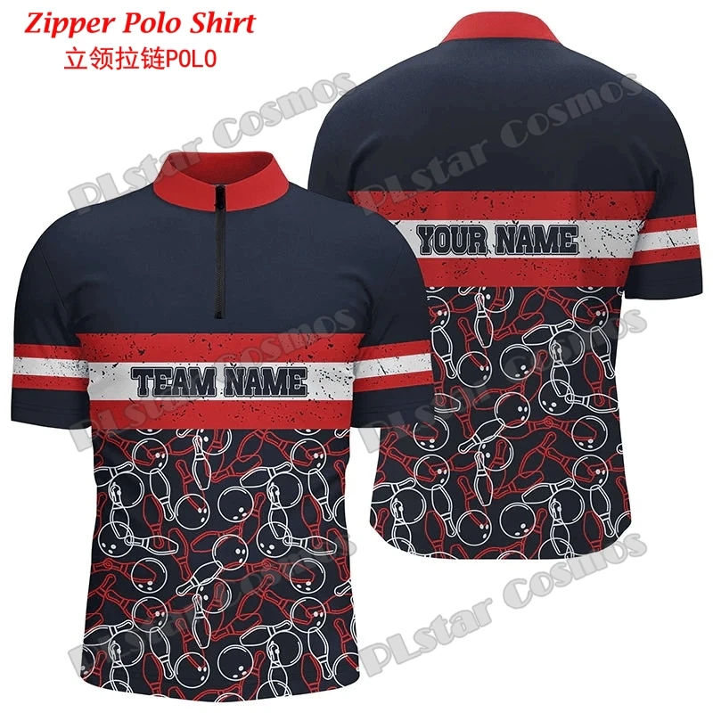 Personalized Name Bowling Team - Mens Fashion Quarter Zip avaliação e preço