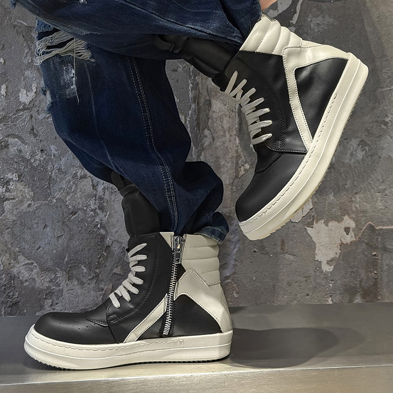 Brand Men Shoe Casual High Top - Mens Fashion Show avaliação e preço