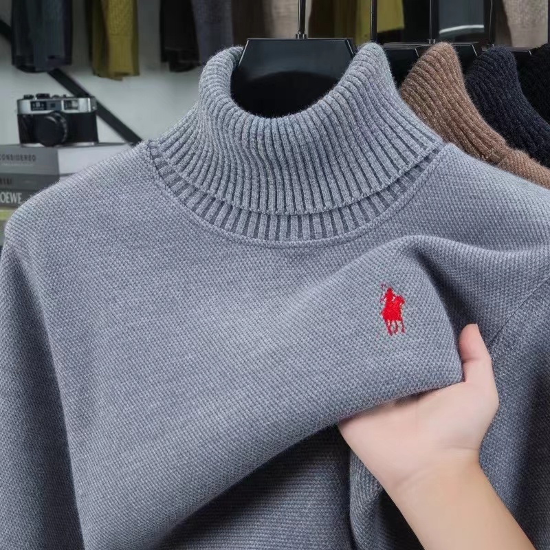 High end brand velvet sweater  - Turtleneck Sweater Men avaliação e preço