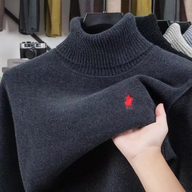 High end brand velvet sweater  - Turtleneck Sweater Men avaliação e preço