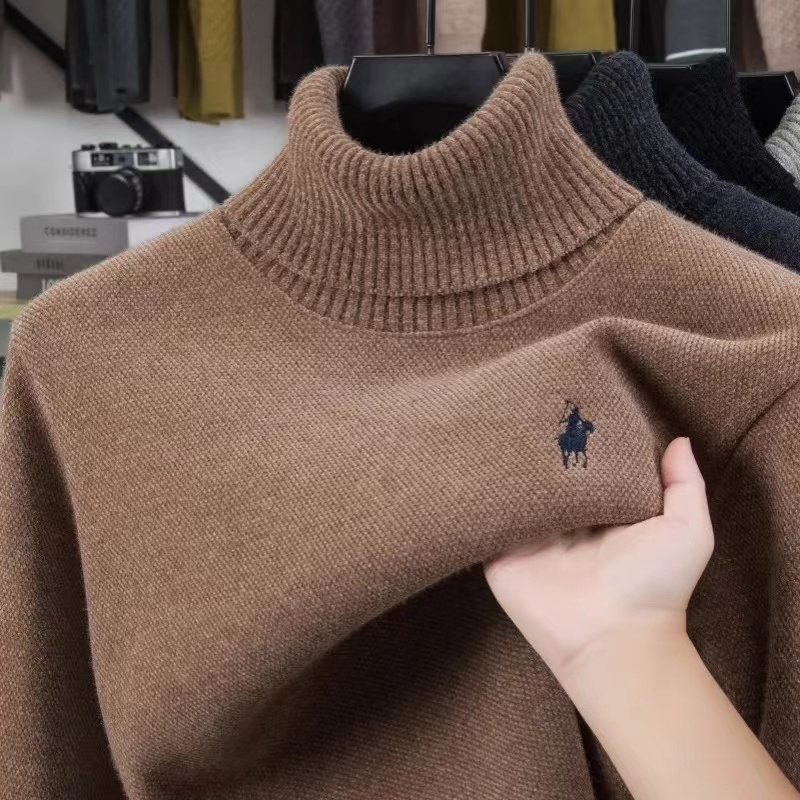 High end brand velvet sweater  - Turtleneck Sweater Men avaliação e preço