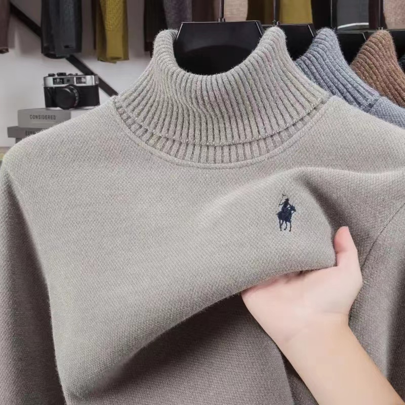 High end brand velvet sweater  - Turtleneck Sweater Men avaliação e preço