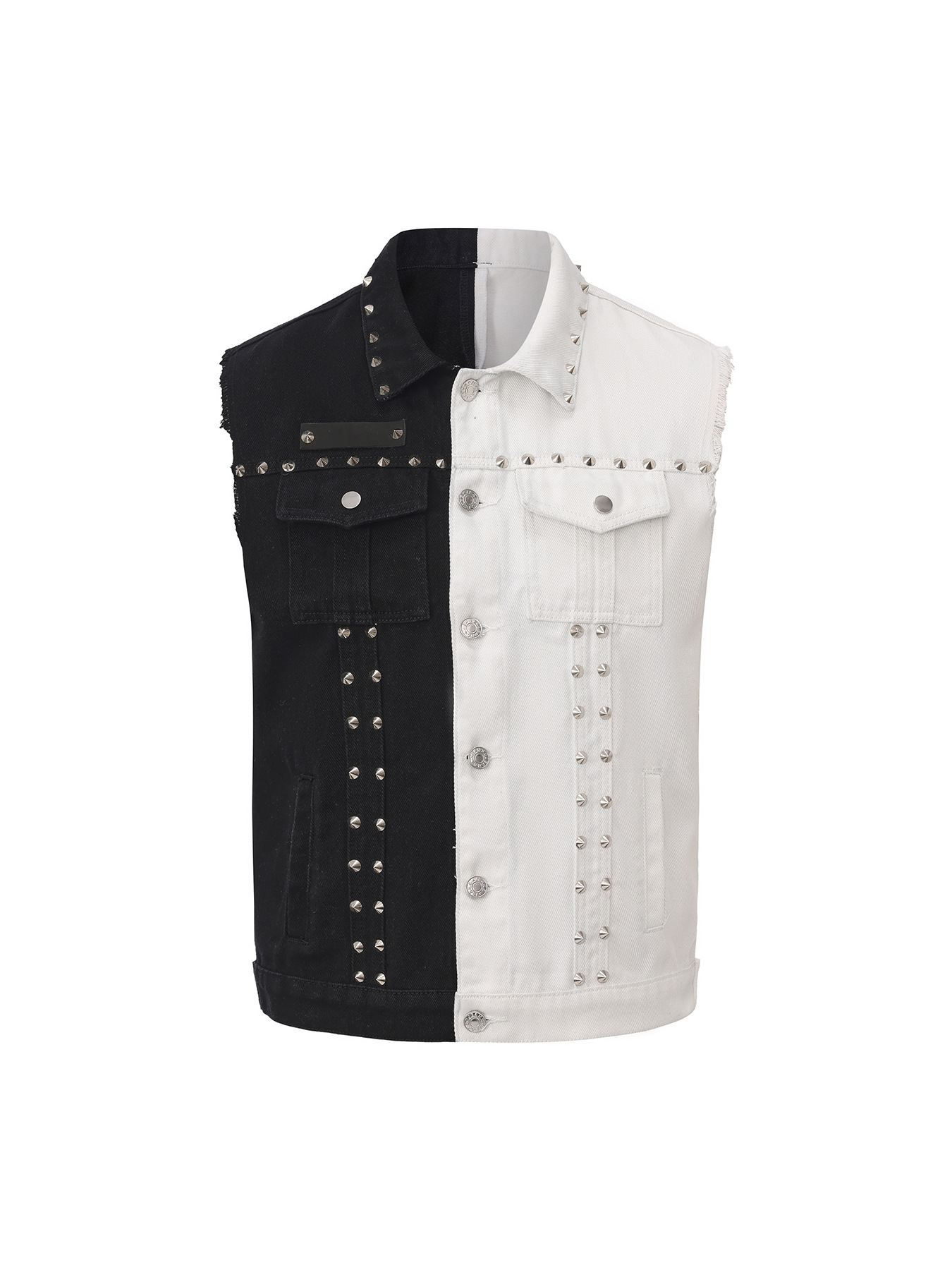 Men's Punk Style Jean Waistcoa - Men'S Fashion Vest With Jeans avaliação e preço