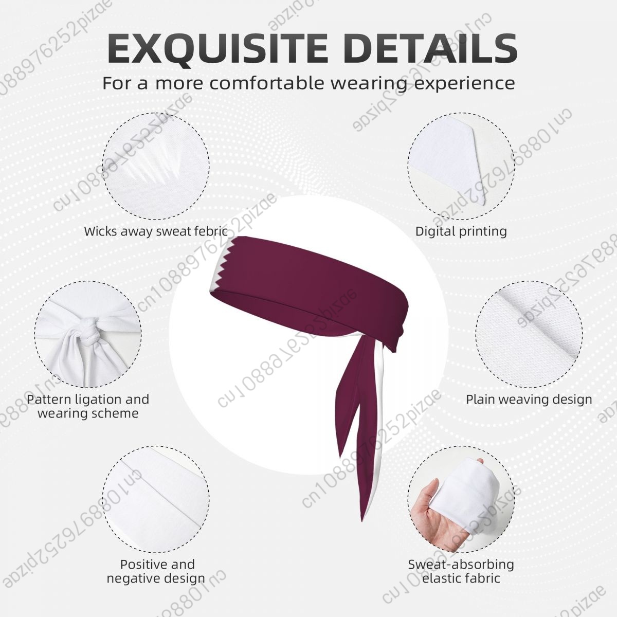 Qatar Tie Headband for Men Wom - Men'S Fashion Qatar avaliação e preço
