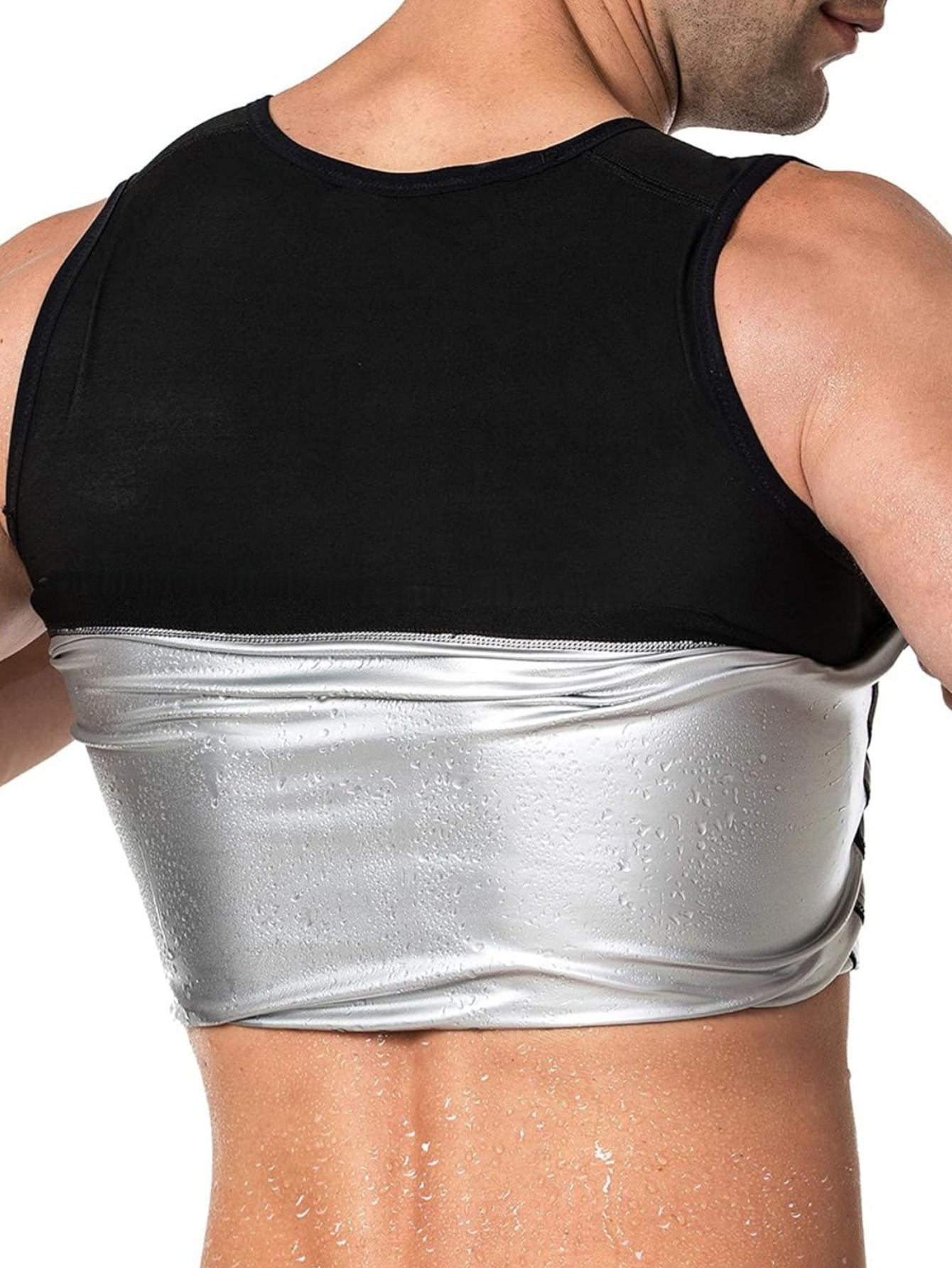 1pcs Sauna Shirt for Men, Shor - Mens Fashion Vest avaliação e preço