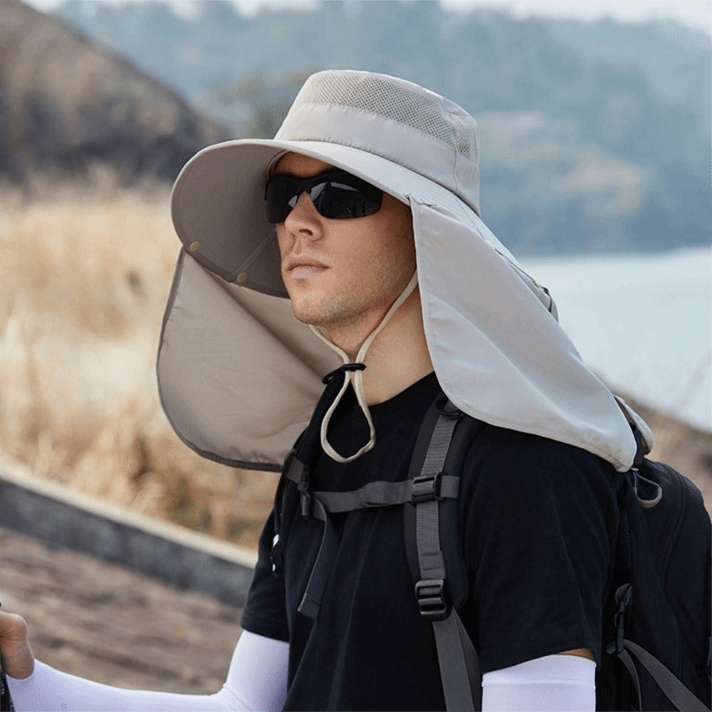 Fashion Cloth Men Sun Hat Big  - Mens Fashion Caps avaliação e preço