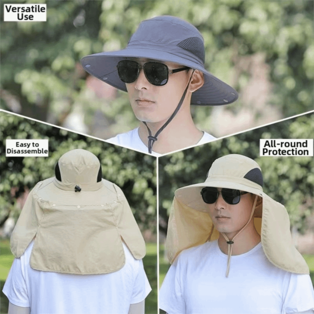 Fashion Cloth Men Sun Hat Big  - Mens Fashion Caps avaliação e preço