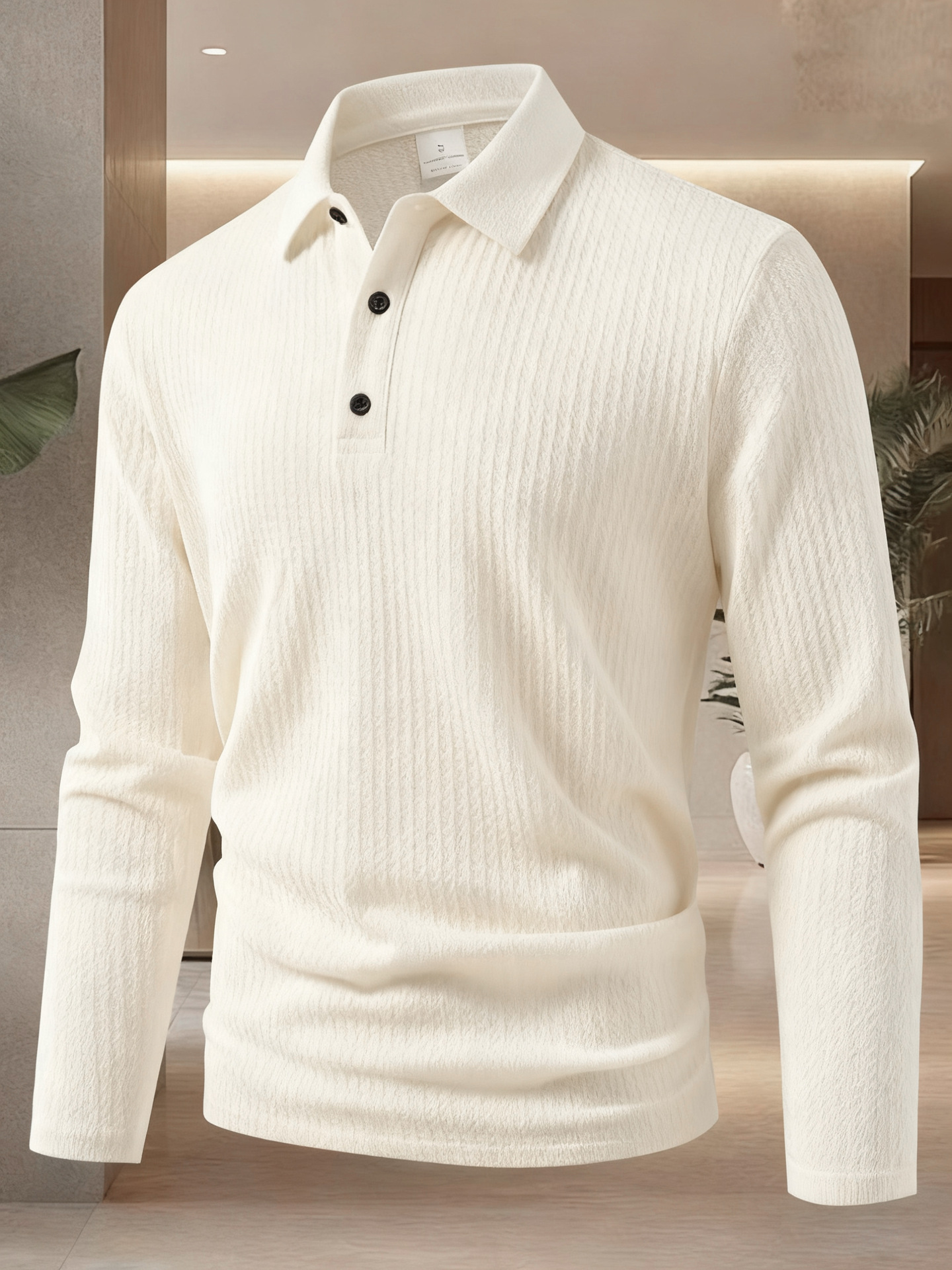 Men's summer-autumn long-sleev - Men'S Fashion Polo avaliação e preço