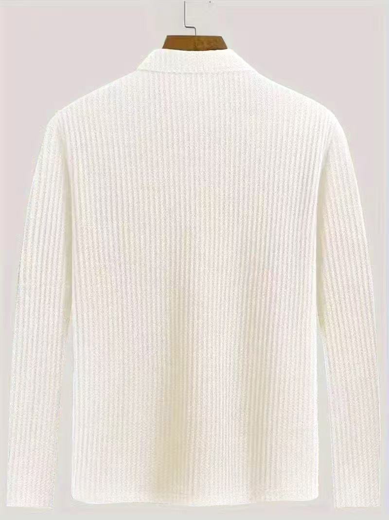 Men's summer-autumn long-sleev - Men'S Fashion Polo avaliação e preço