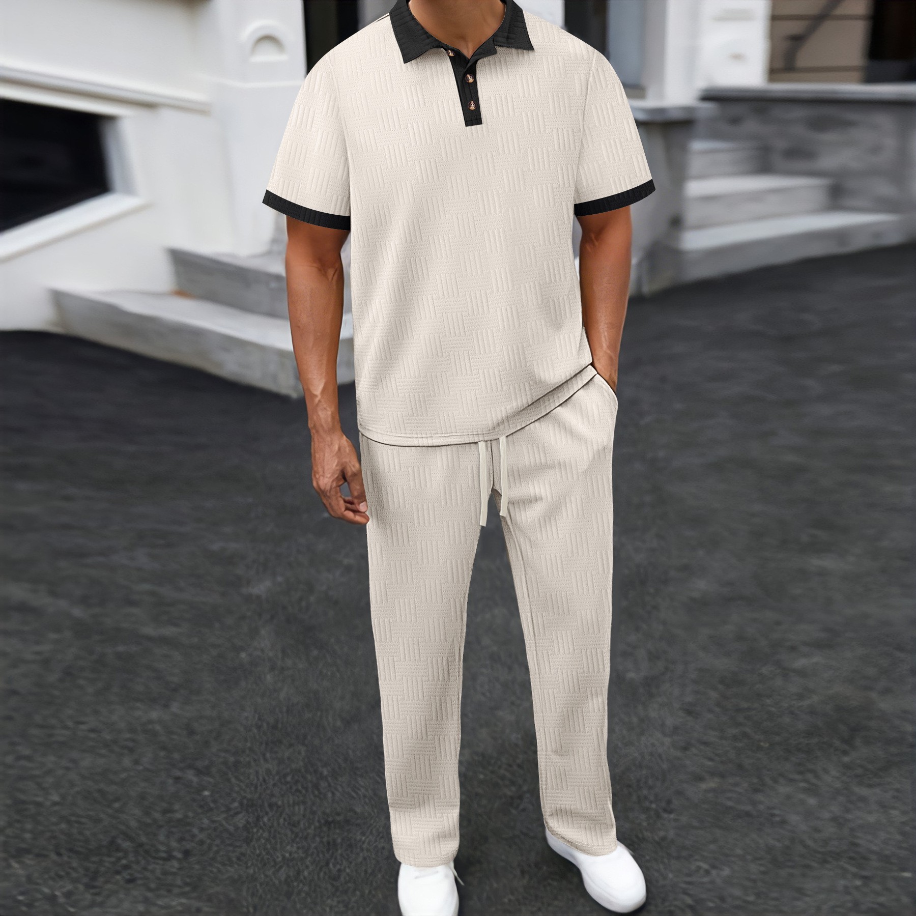 Men's 2 Piece Polo Shirt & Pan - Men'S Fashion Polo avaliação e preço