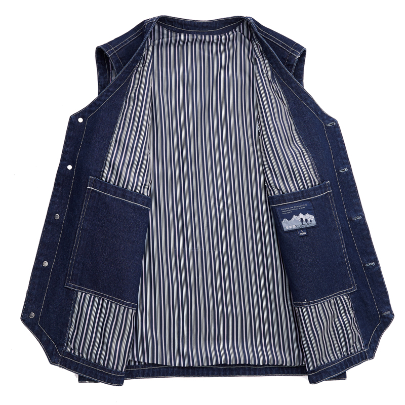Men Jean Vest Outerwear Denim  - Men'S Fashion Vest With Jeans avaliação e preço