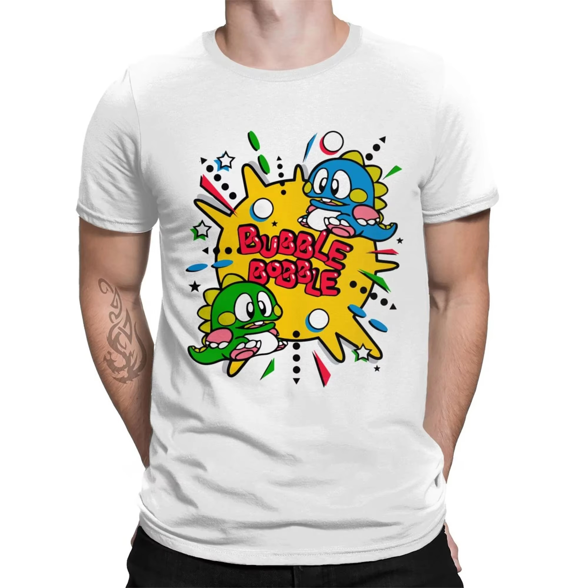 70s 80s Arcade Game Bubble Bob - Men'S Fashion From The 80S avaliação e preço