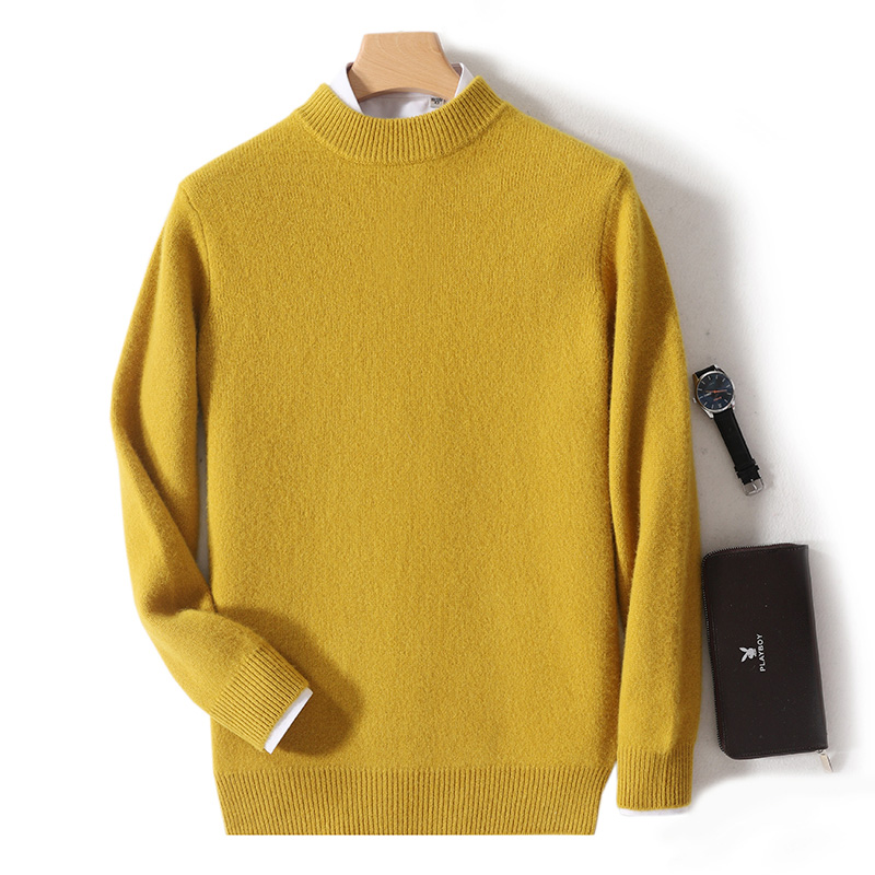 Men's semi-turtleneck clothing - Turtleneck Sweater Men avaliação e preço
