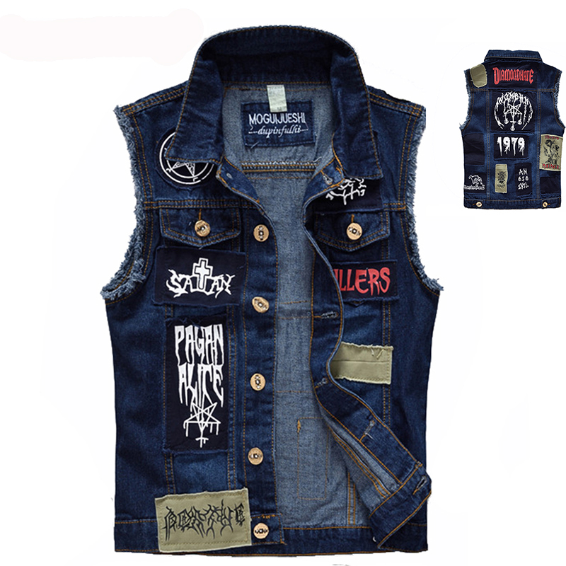 Classic Vintage Men's Jeans Ve - Men'S Fashion Vest With Jeans avaliação e preço