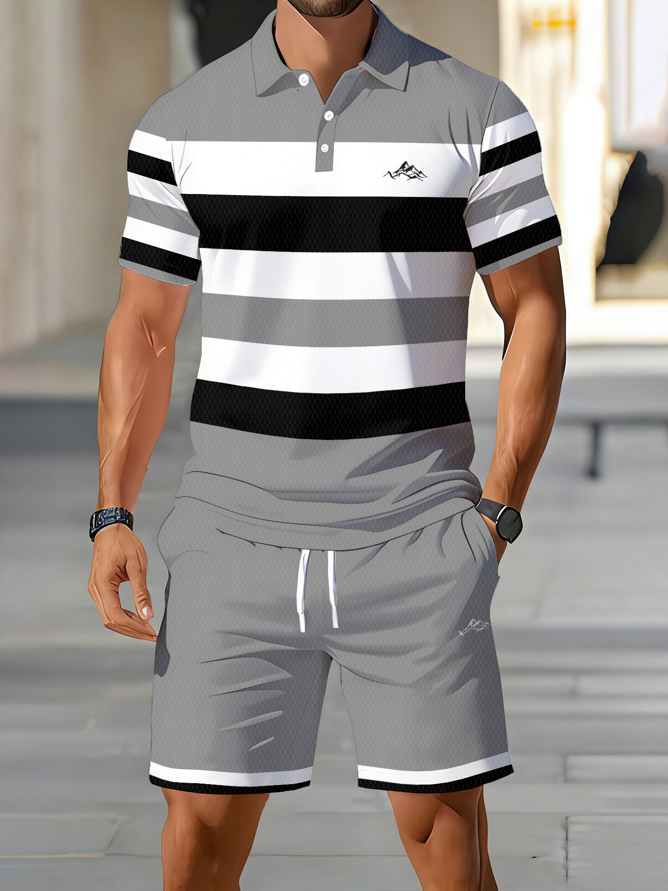 2026 Summer Men's Polo Shirt S - Men'S Fashion Polo avaliação e preço