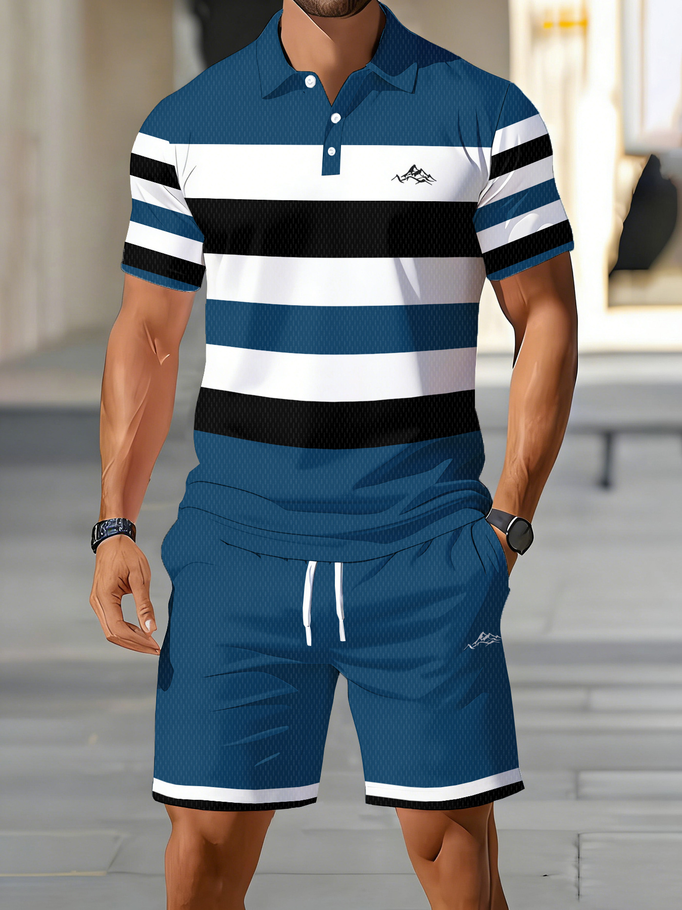 2026 Summer Men's Polo Shirt S - Men'S Fashion Polo avaliação e preço