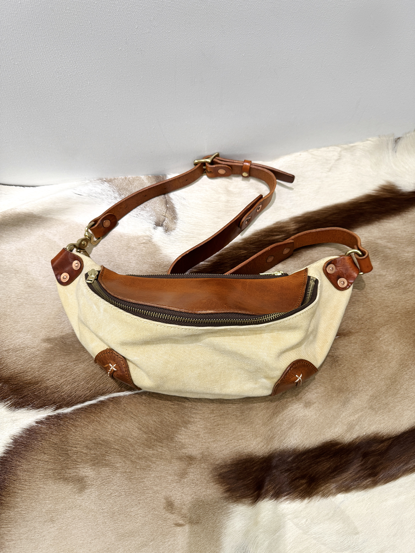 Men's Chest Bag Leather Canvas - Crossbody Bag Men avaliação e preço