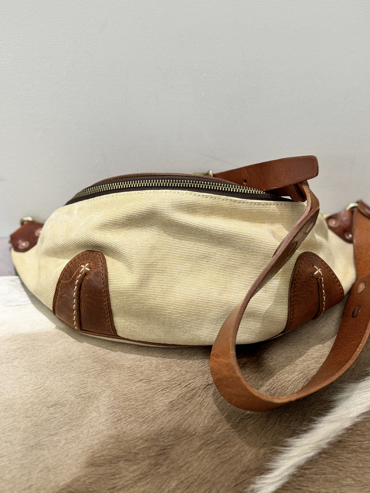 Men's Chest Bag Leather Canvas - Crossbody Bag Men avaliação e preço