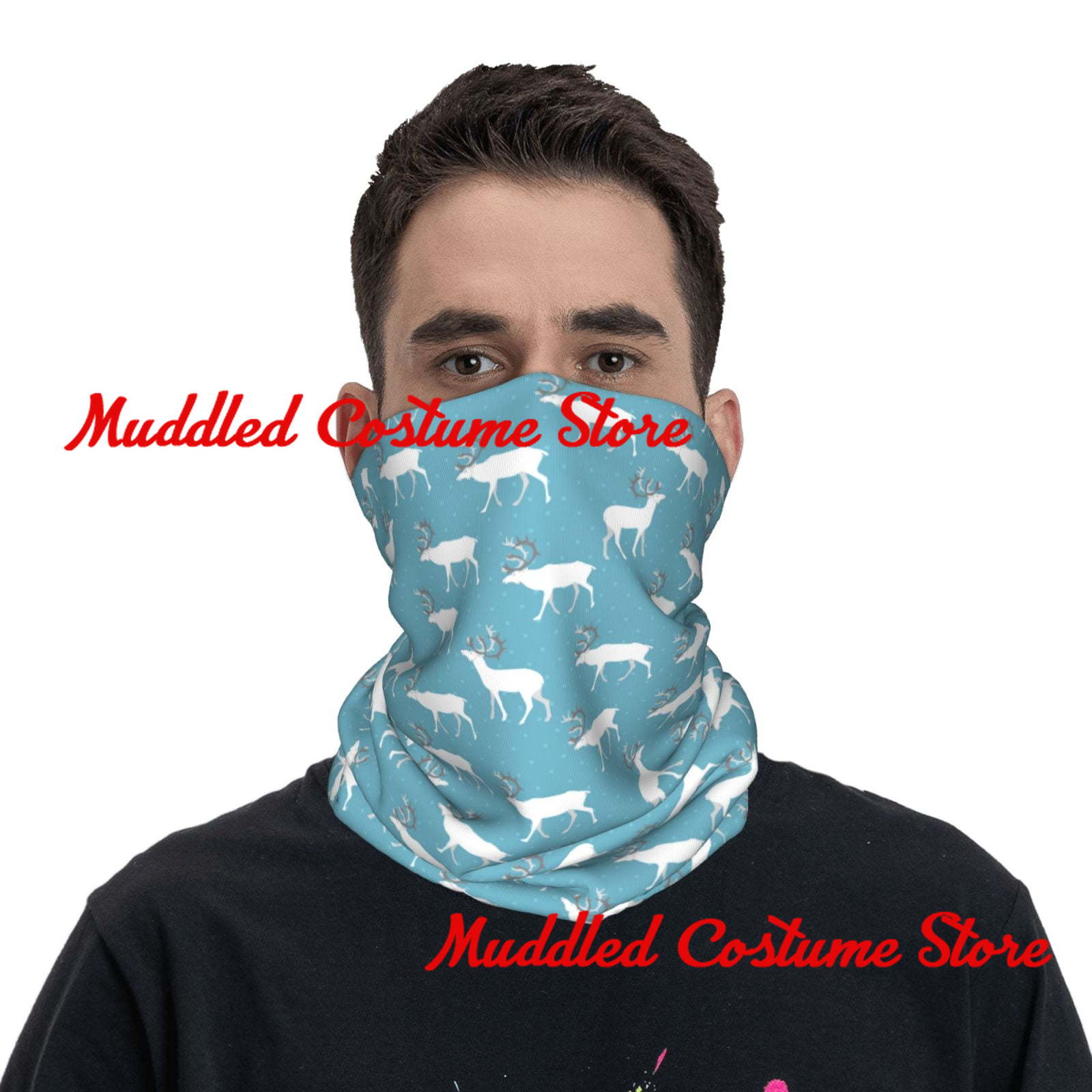 Neck Gaiter Face Mask Men Wome - Men'S Fashion Head Scarf avaliação e preço