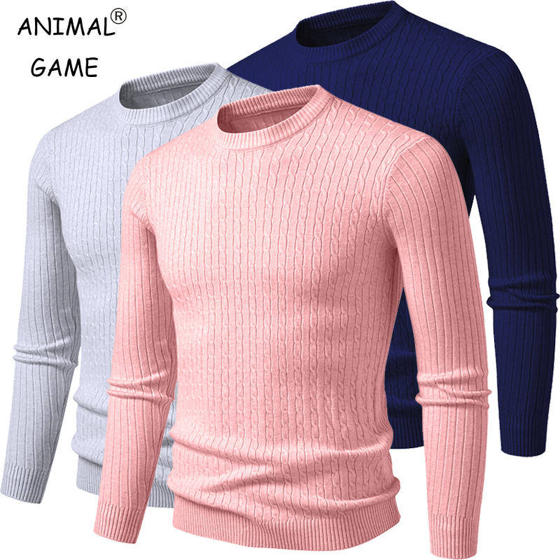 new Mens Crew Neck Sweaters Lo - Turtleneck Sweater Men avaliação e preço