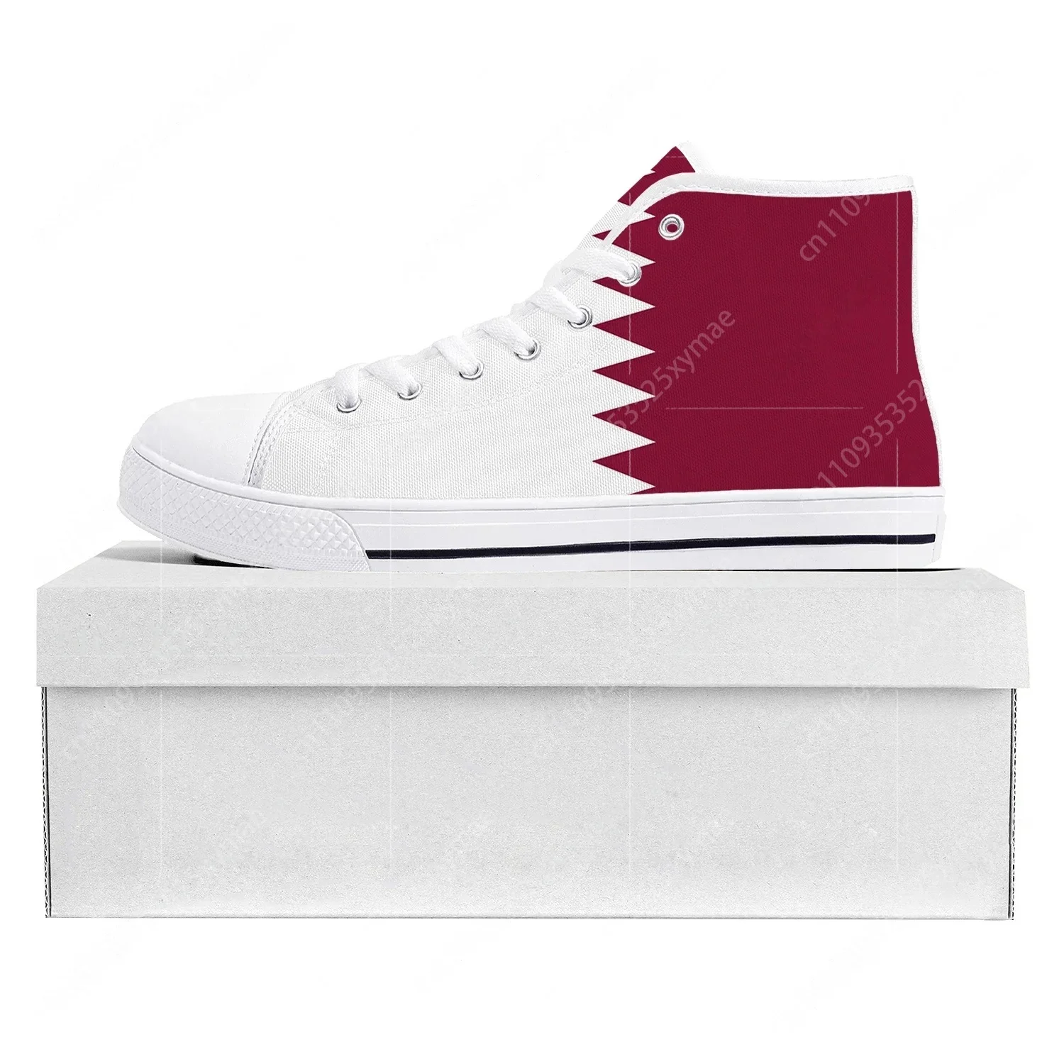 Qatar Flag High Top High Quali - Men'S Fashion Qatar avaliação e preço