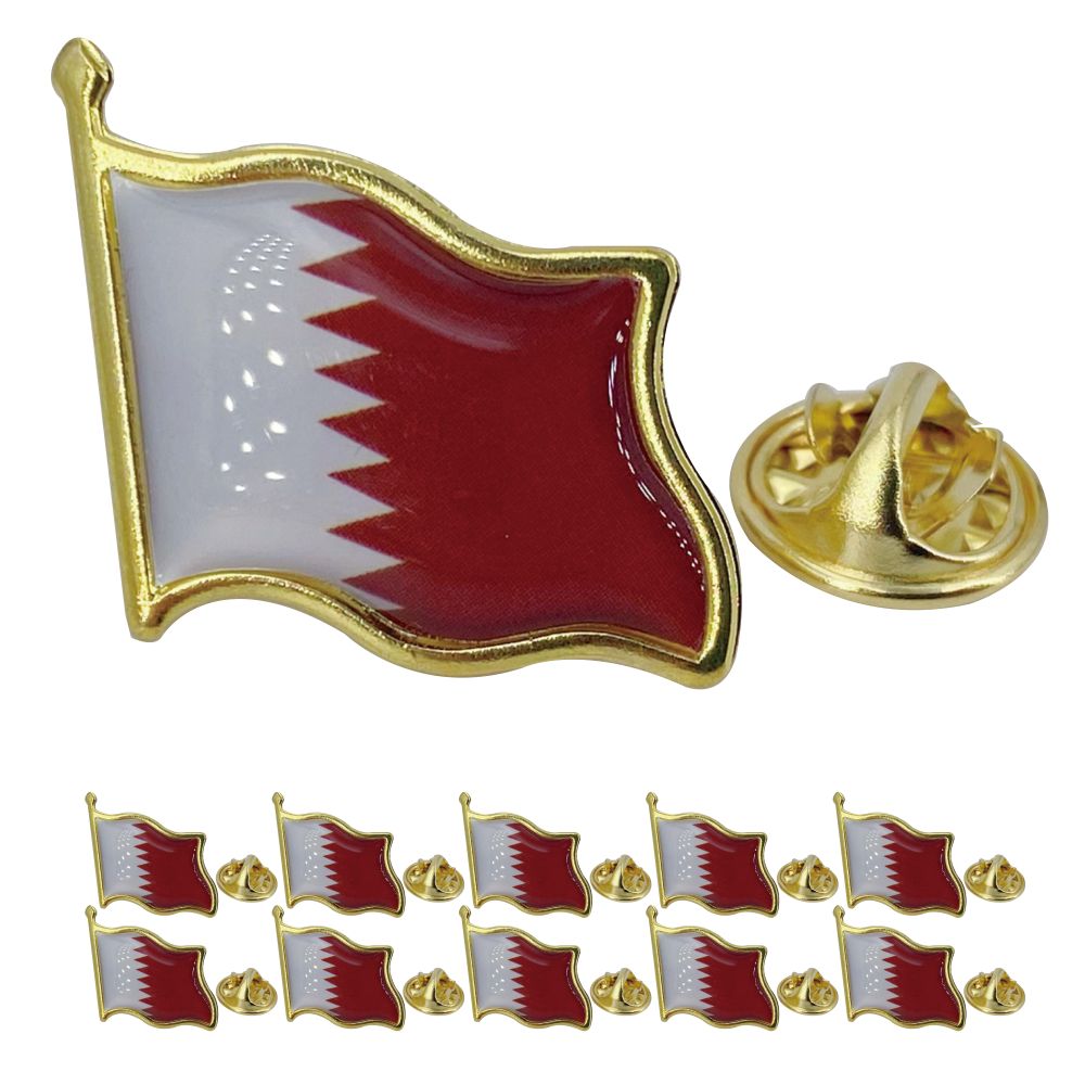 Qatar Flag Lapel Pin - Enamel  - Men'S Fashion Qatar avaliação e preço
