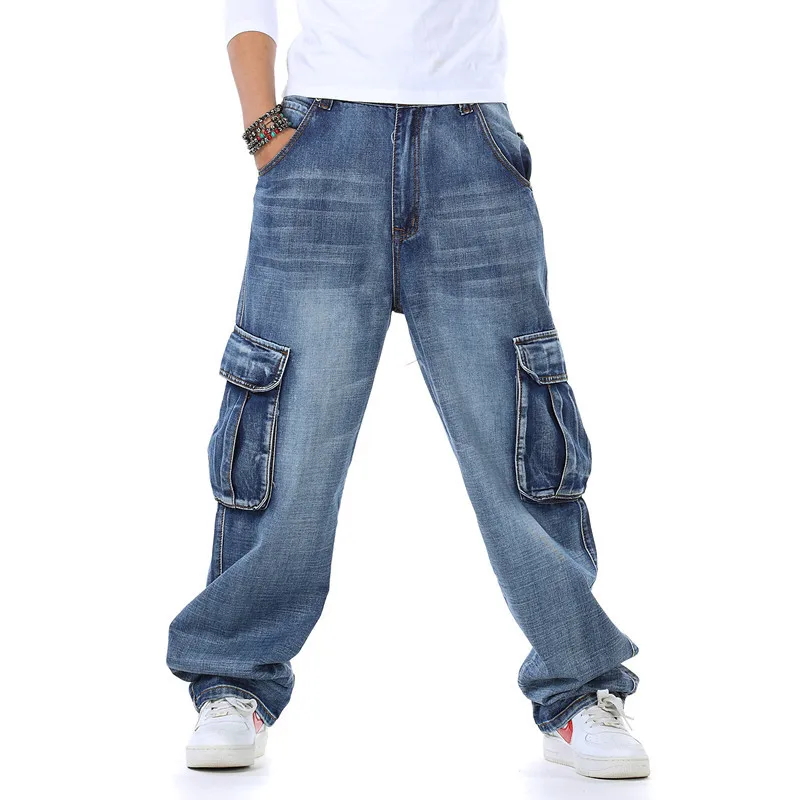 Mens Baggy Jeans Spring and Au - Men'S Fashion For Fat Guys avaliação e preço