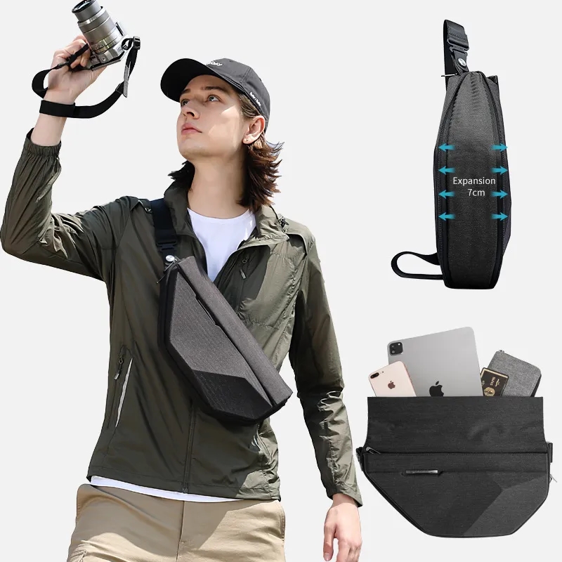 BANGE Cross Man Anti-theft Bag - Crossbody Bag Men avaliação e preço