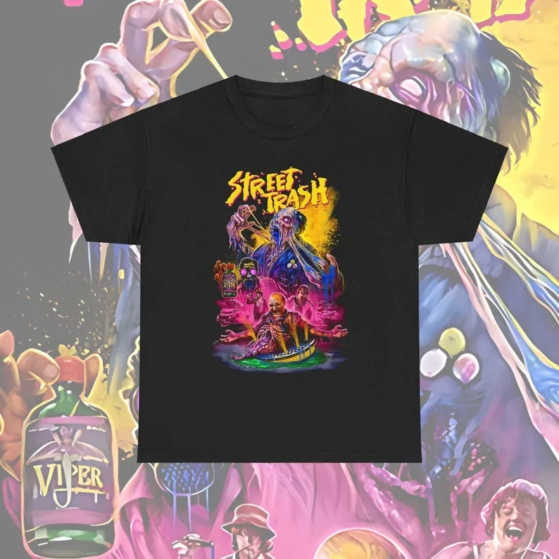Street Trash Horror Movie T-sh - Men'S Fashion From The 80S avaliação e preço