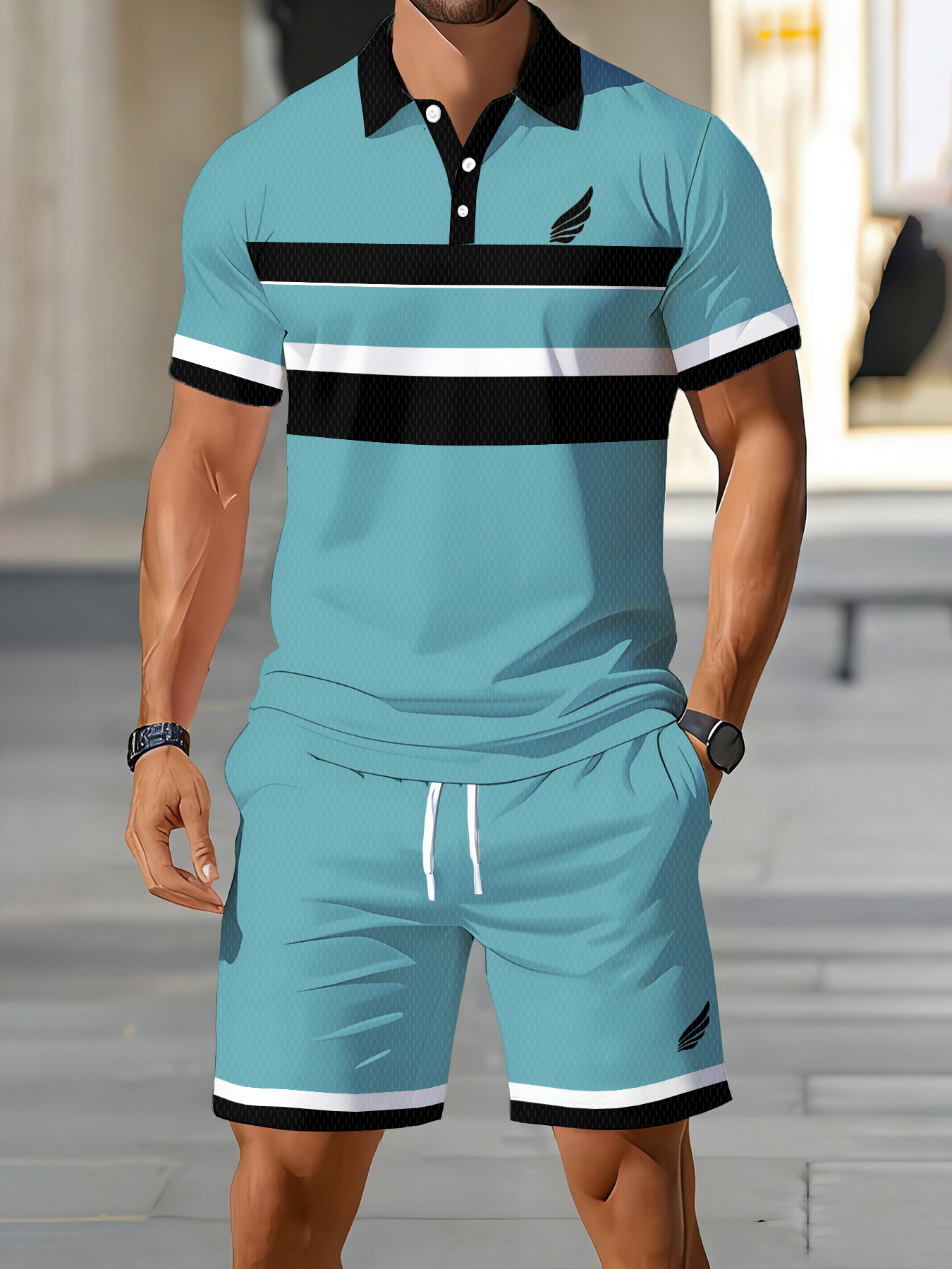 2026 Summer Men's Polo Shirt S - Men'S Fashion Polo avaliação e preço