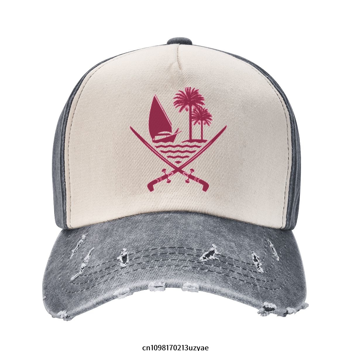 Emblem Of Qatar Cowboy Hat Wom - Men'S Fashion Qatar avaliação e preço