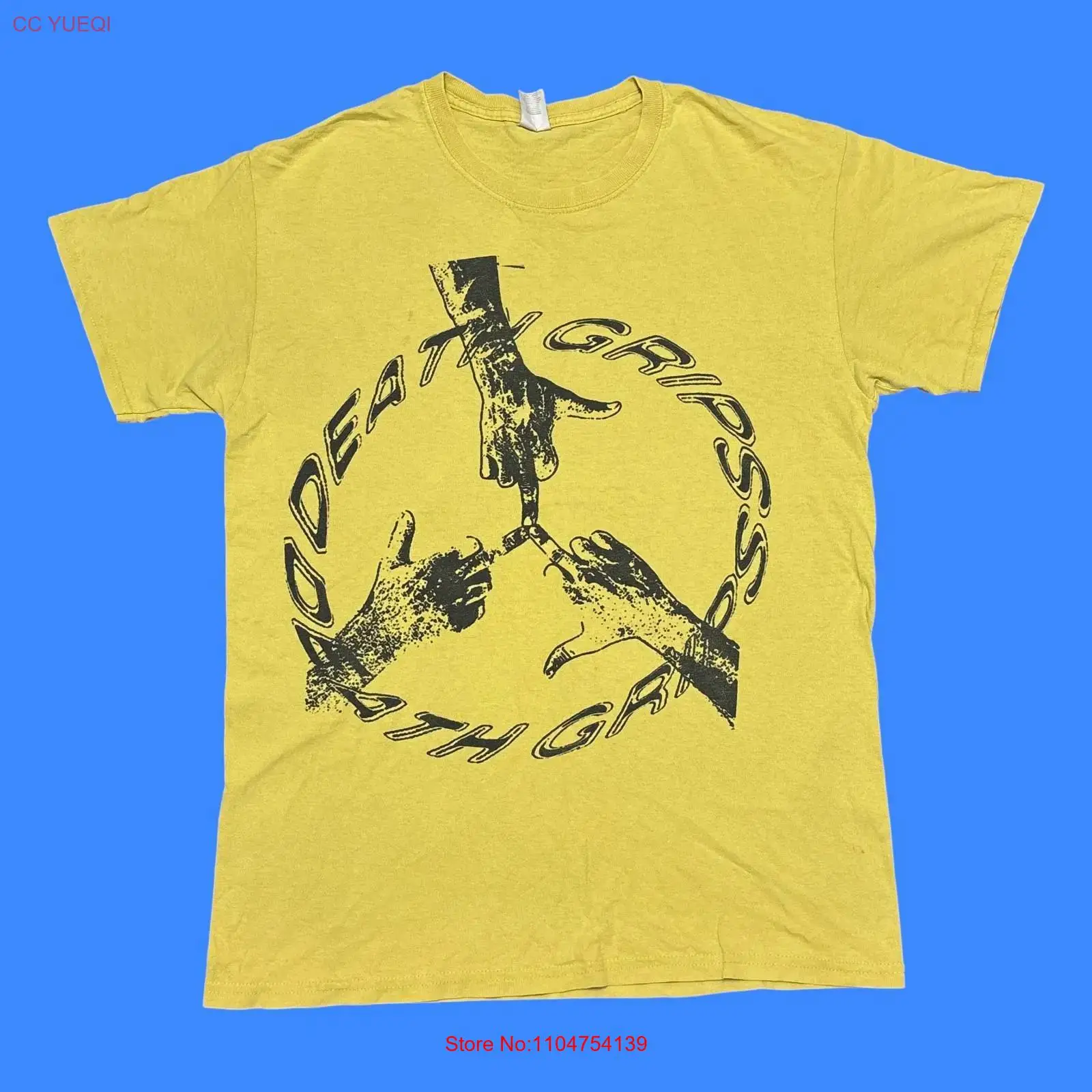 Death Grips T Shirt Medium Yel - Yellow Men'S Fashion avaliação e preço
