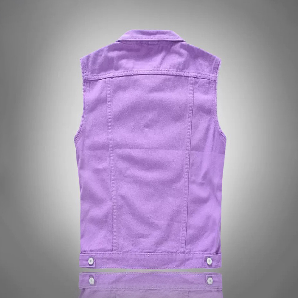 New Fashion Men Blue Casual De - Men'S Fashion Vest With Jeans avaliação e preço