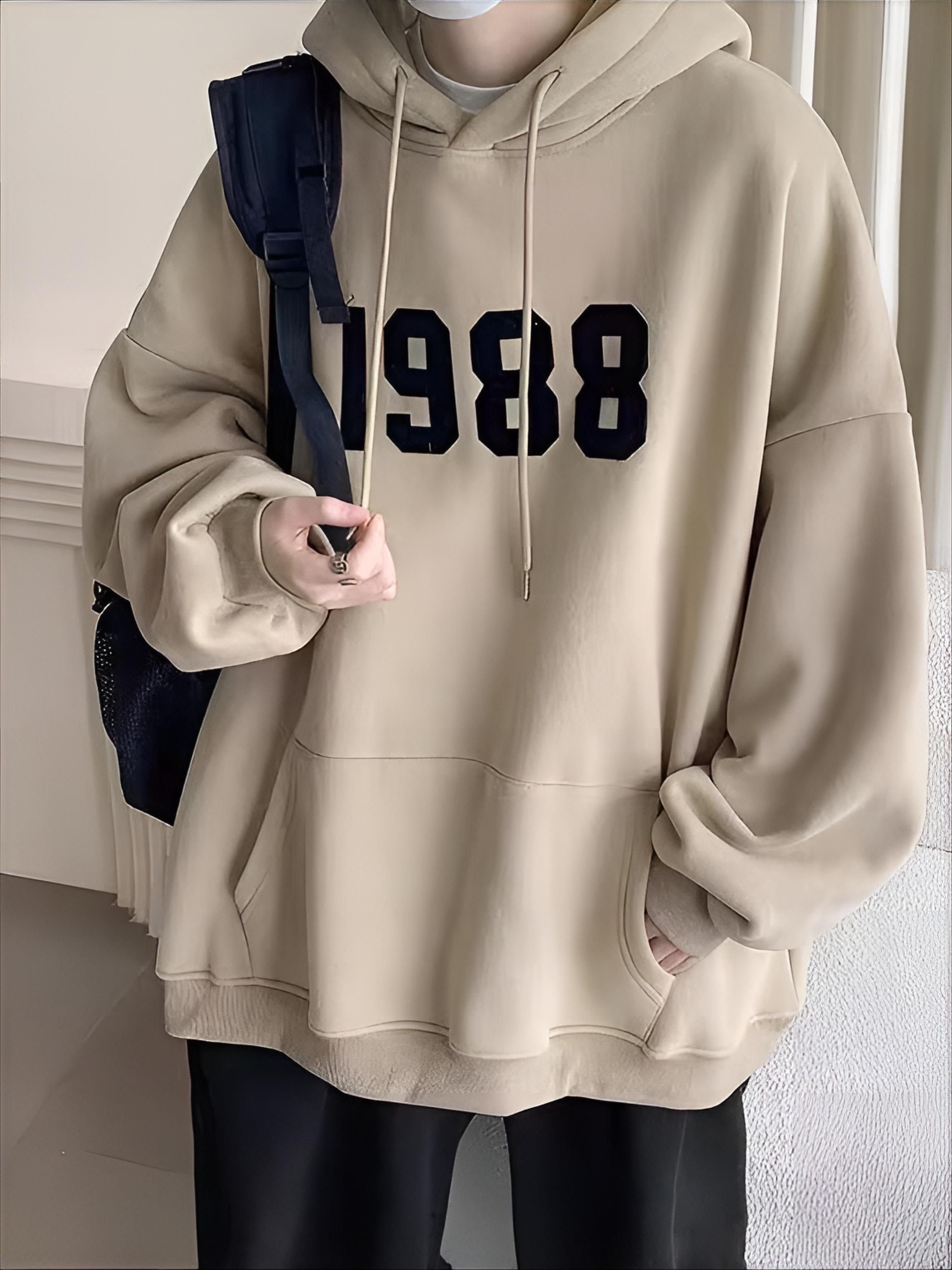 Mens With Hat Hoodies Printed  - Mens Fashion Quarter Zip avaliação e preço