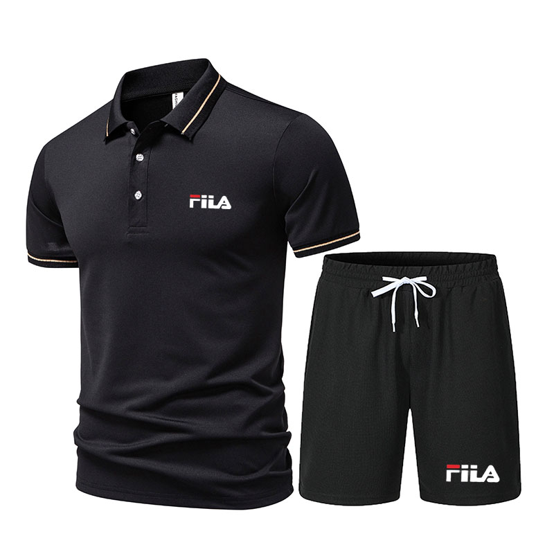 Men's Fashionable 2-Piece Spor - Men'S Fashion Polo avaliação e preço