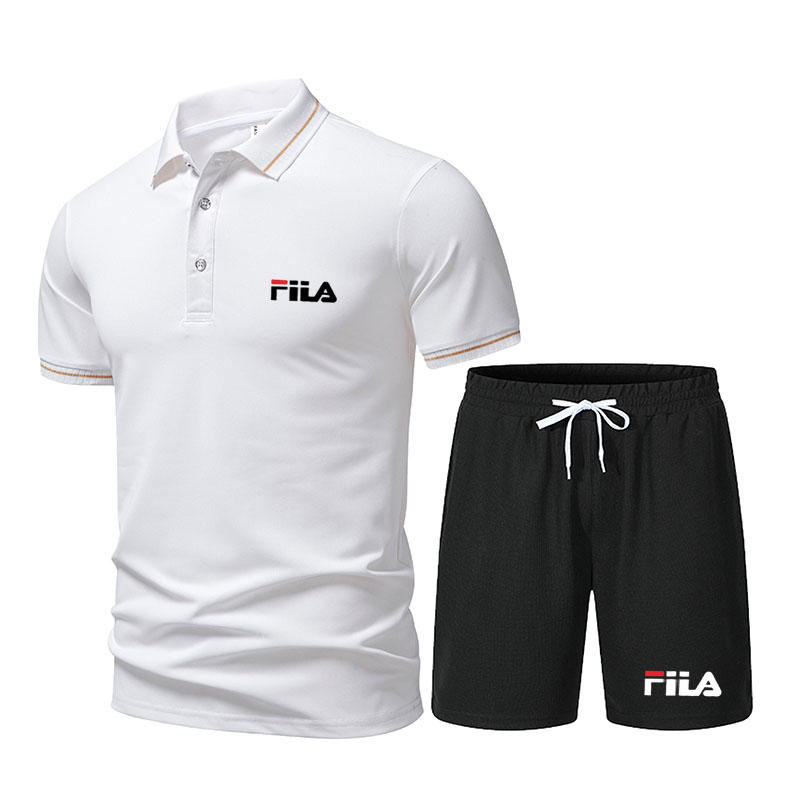 Men's Fashionable 2-Piece Spor - Men'S Fashion Polo avaliação e preço