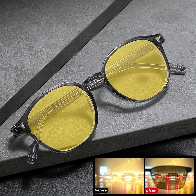 New Retro Night Vision Glasses - Yellow Men'S Fashion avaliação e preço