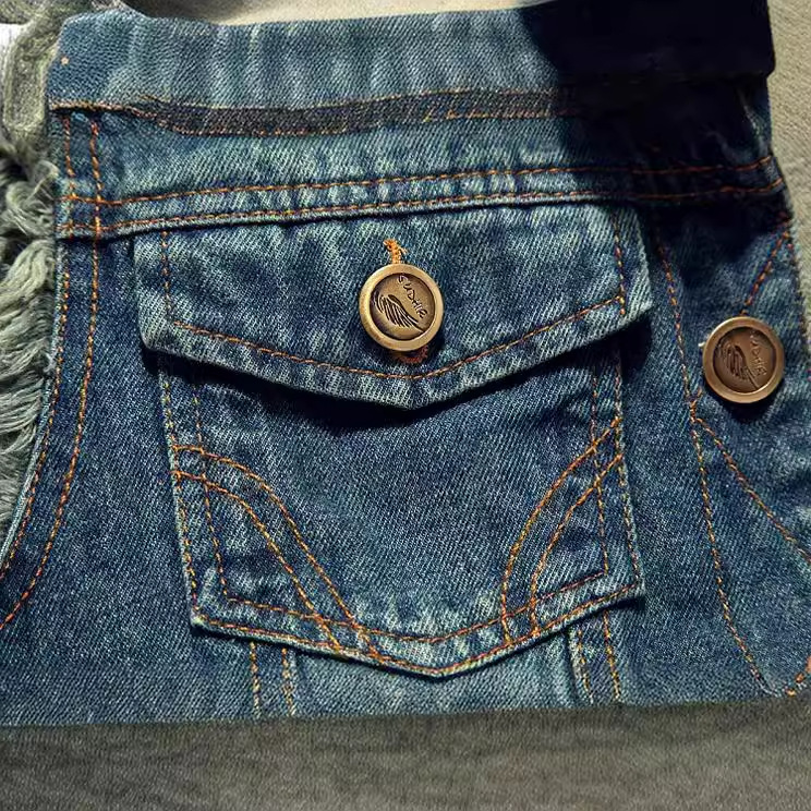 New Fashion Men Ripped Denim W - Men'S Fashion Vest With Jeans avaliação e preço
