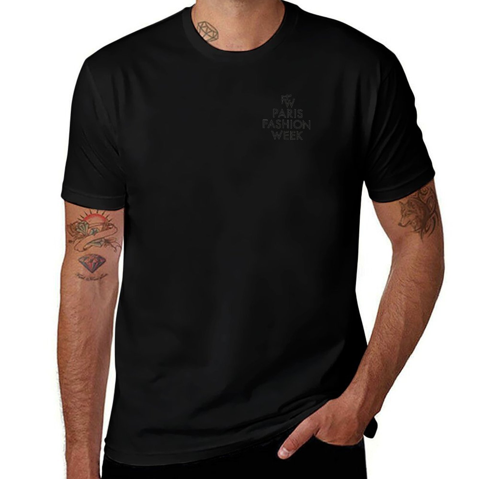 Paris Fashion Week T-Shirt Bas - Men'S Paris Fashion Week avaliação e preço