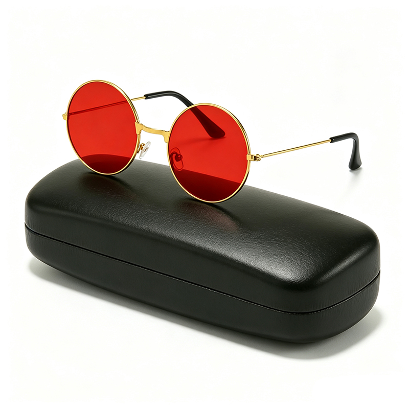 Classic Vintage Round Frame Su - Yellow Men'S Fashion avaliação e preço