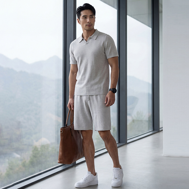 Spring And Summer High-End Men - Men'S Fashion Polo avaliação e preço