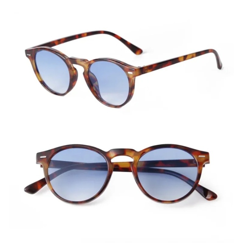 Vintage Fashion Round Sunglass - Yellow Men'S Fashion avaliação e preço